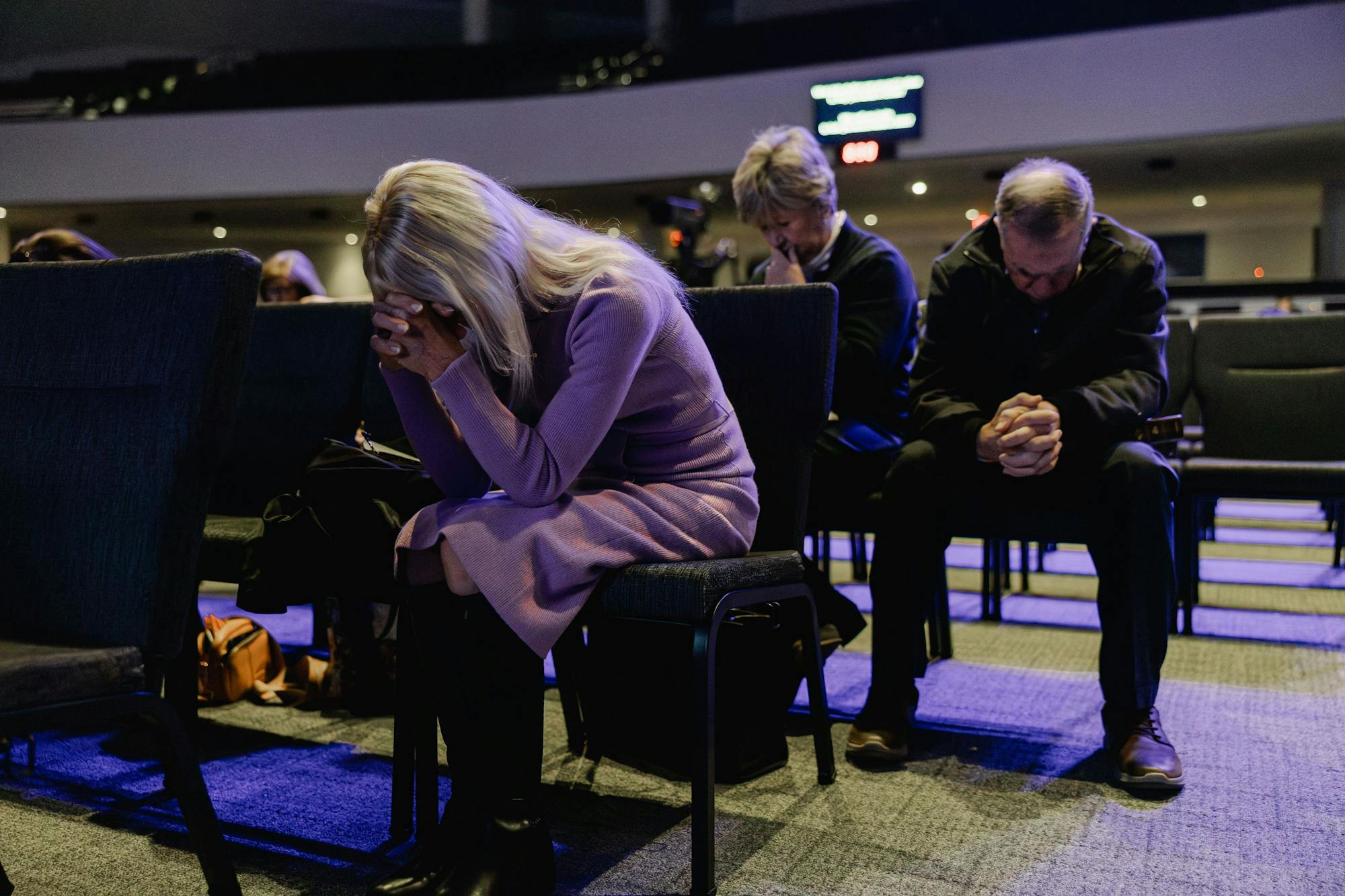 praying together over the future ministry of our church